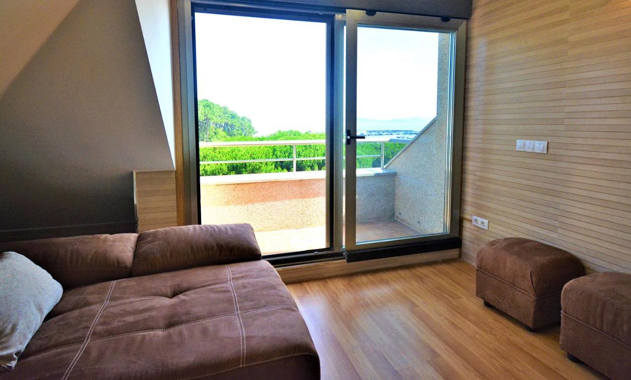Appartamento Ático de playa con vistas en Baltar Portonovo Esterno foto
